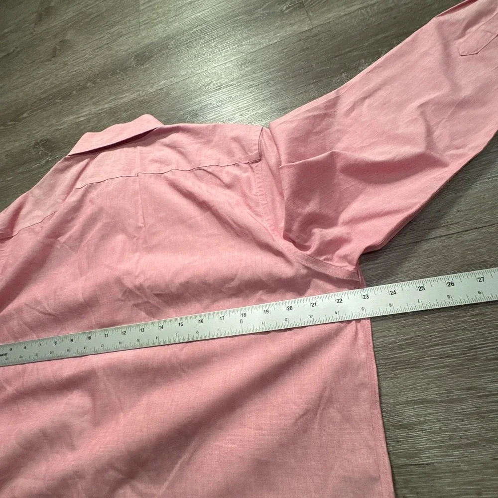 Banana Republic Mens Large Pink Button‎ Up Camden Fit Preppy Cotton Casual Adult